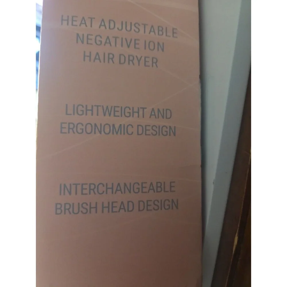 Yitrust WT-622 White Gold Corded Electric 6 in 1 Hair Dryer Styling Tool